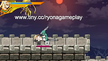 Cute blonde girl in sex with goblins green men in Sword of resistance hentai ryona porn game video