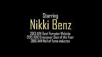 Canadian Star Nikki Benz Strips Teases And Plays With Our Minds!